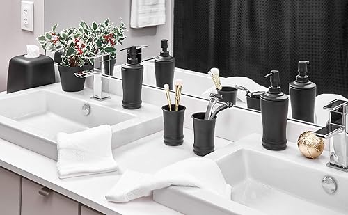 Miniatura 5 de iDesign - Soporte de cepillo de dientes metálico Olivia para baños