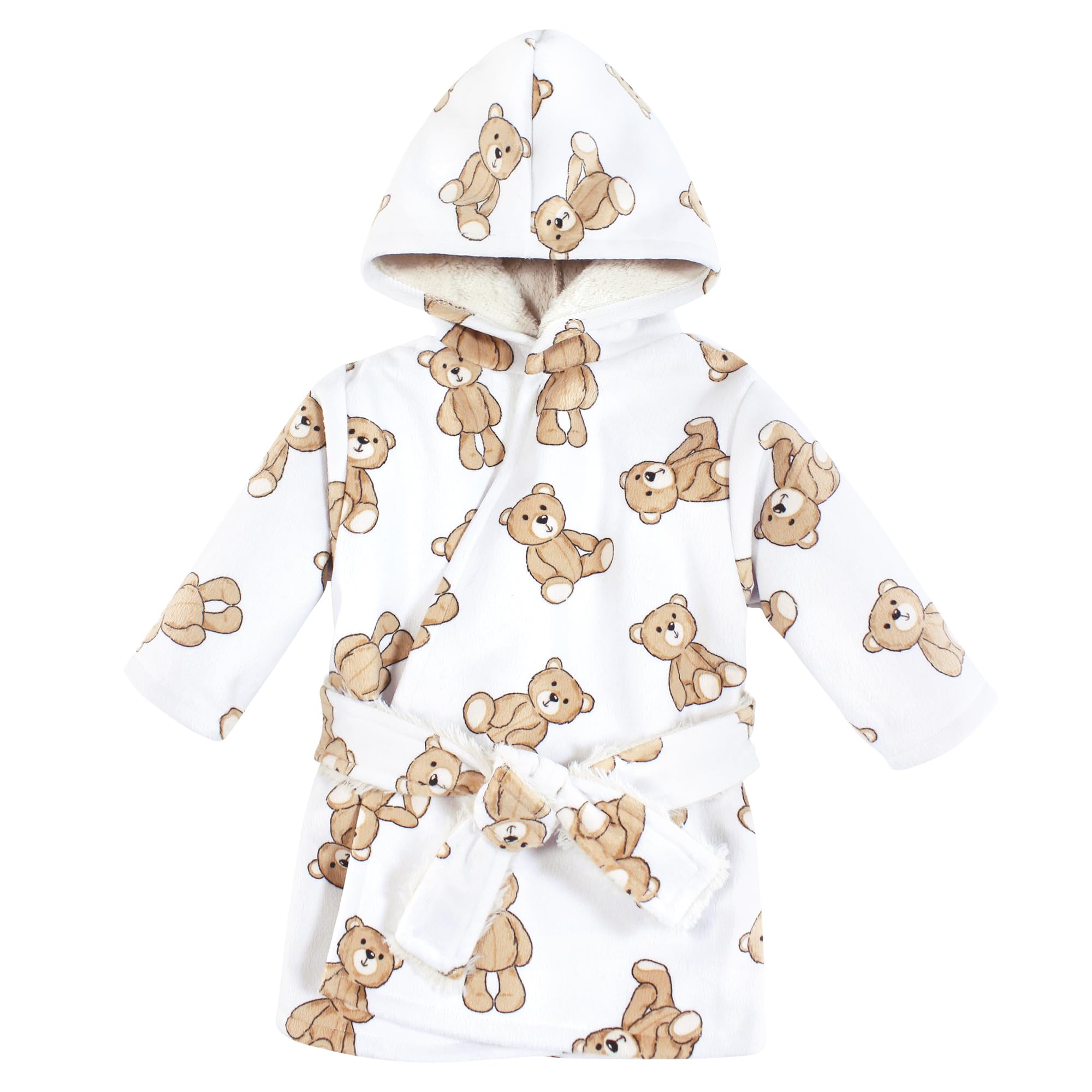 Hudson Baby Unisex BabyMink with Faux Fur Lining Pool and Beach Robe Cover-ups