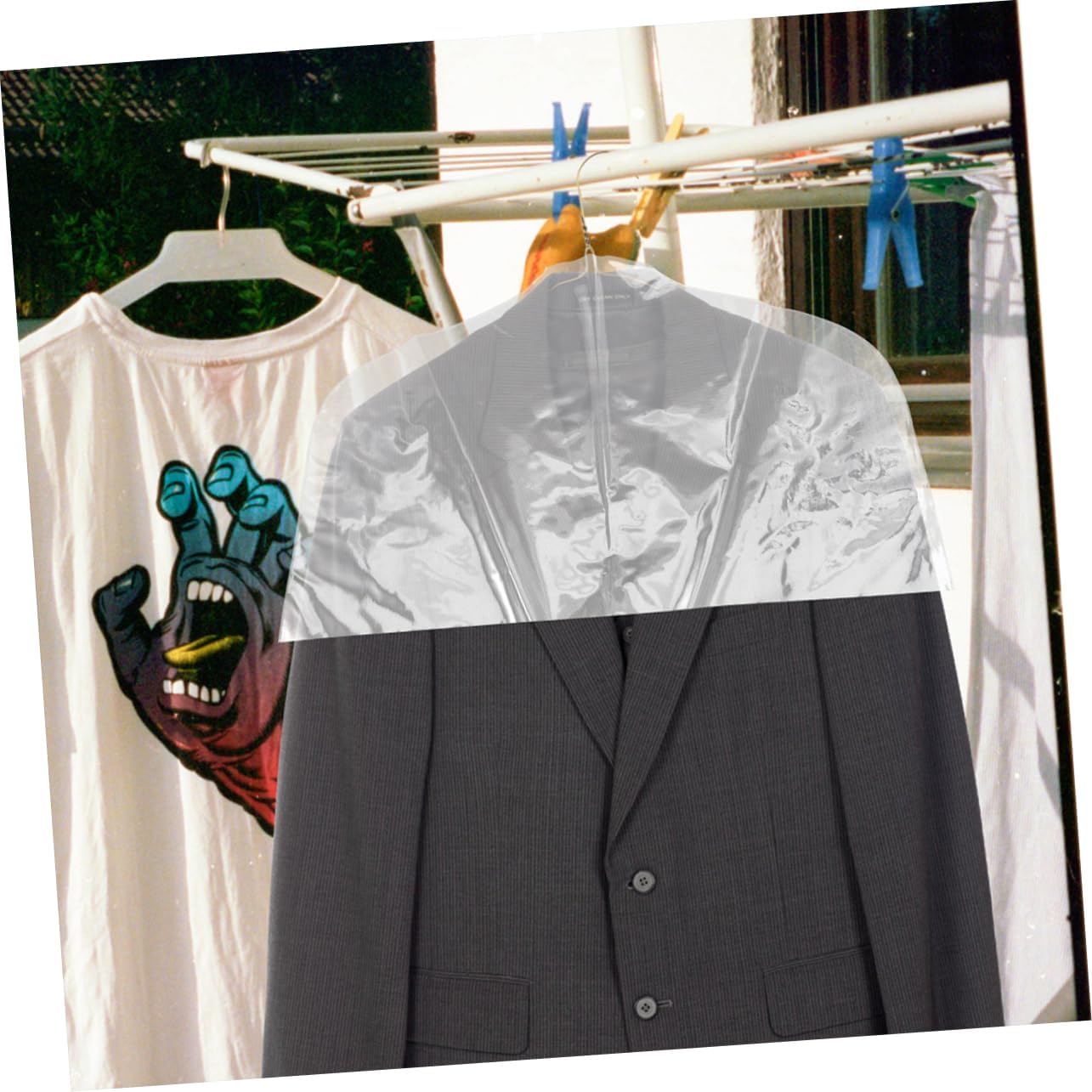 10pcs Boys and Girls Garment Covers Lightweight Protective Bags for Suits and Uniforms for Storage Hotels and Homes