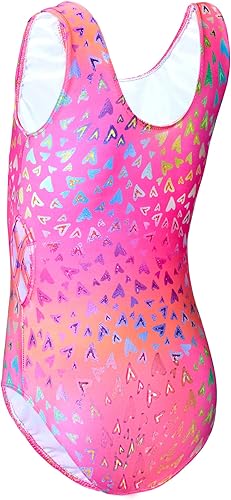 Vista 2 de TENVDA Traje de baño de una pieza para niñas de 2 a 12 años