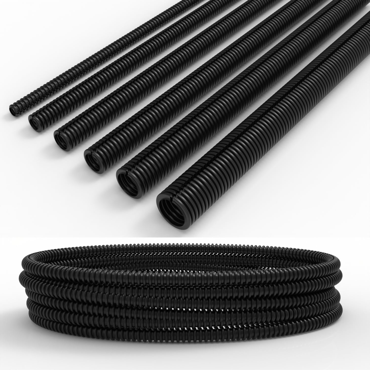 10m Wellrohr 17mm geschlitzt Wellschlauch Kabelschutz Isolierrohr Marderschutz 10m Wellrohr 17mm geschlitzt Wellschlauch Kabelschutz Isolierrohr Marderschutz