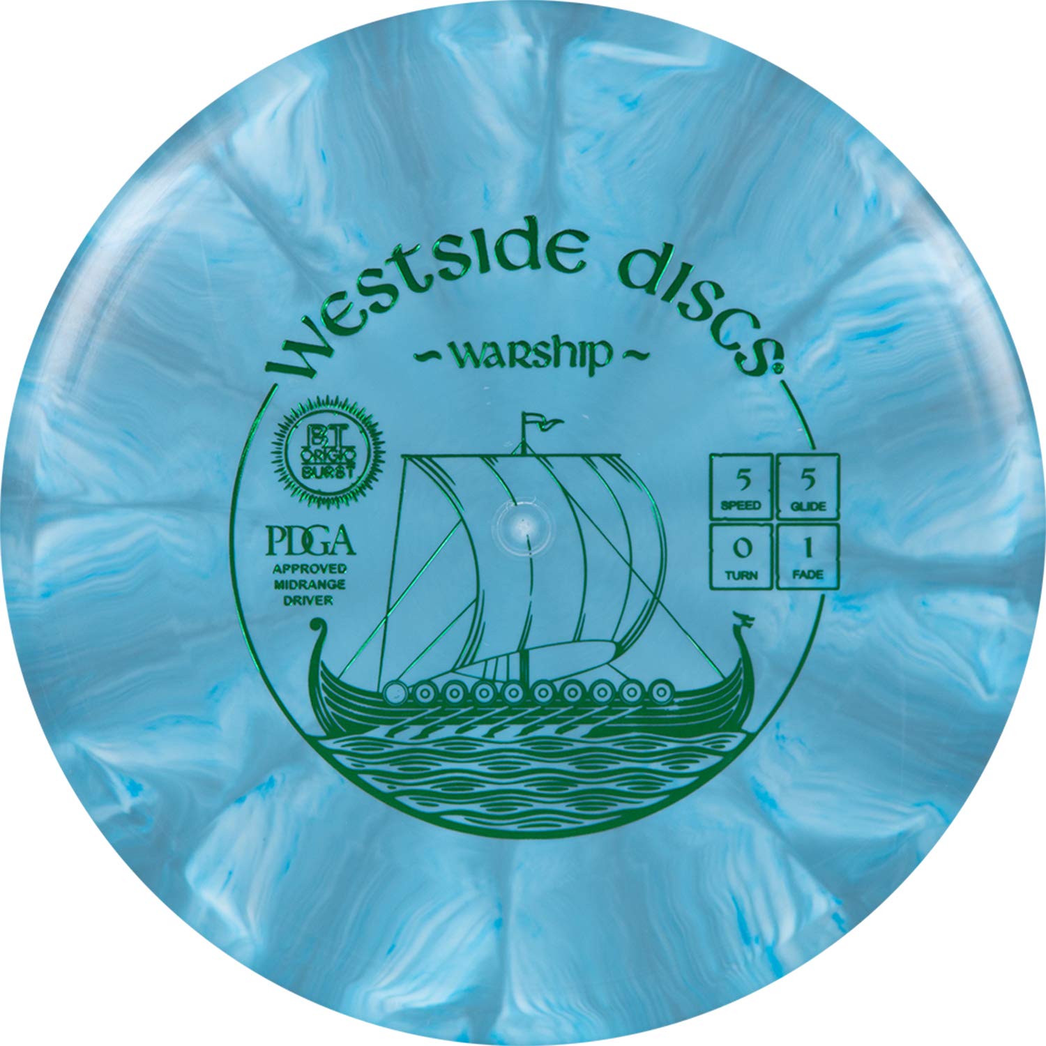Buy Westside Discs Origio Burst Warship Disc Golf Midrange Straight