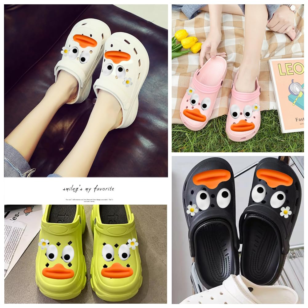 Śmieszne Zawieszki do Crocs, 8 Szt. - Urocze Dekoracje do Butów, Chodaków i Sandałów - Akcesoria dla Nastolatek