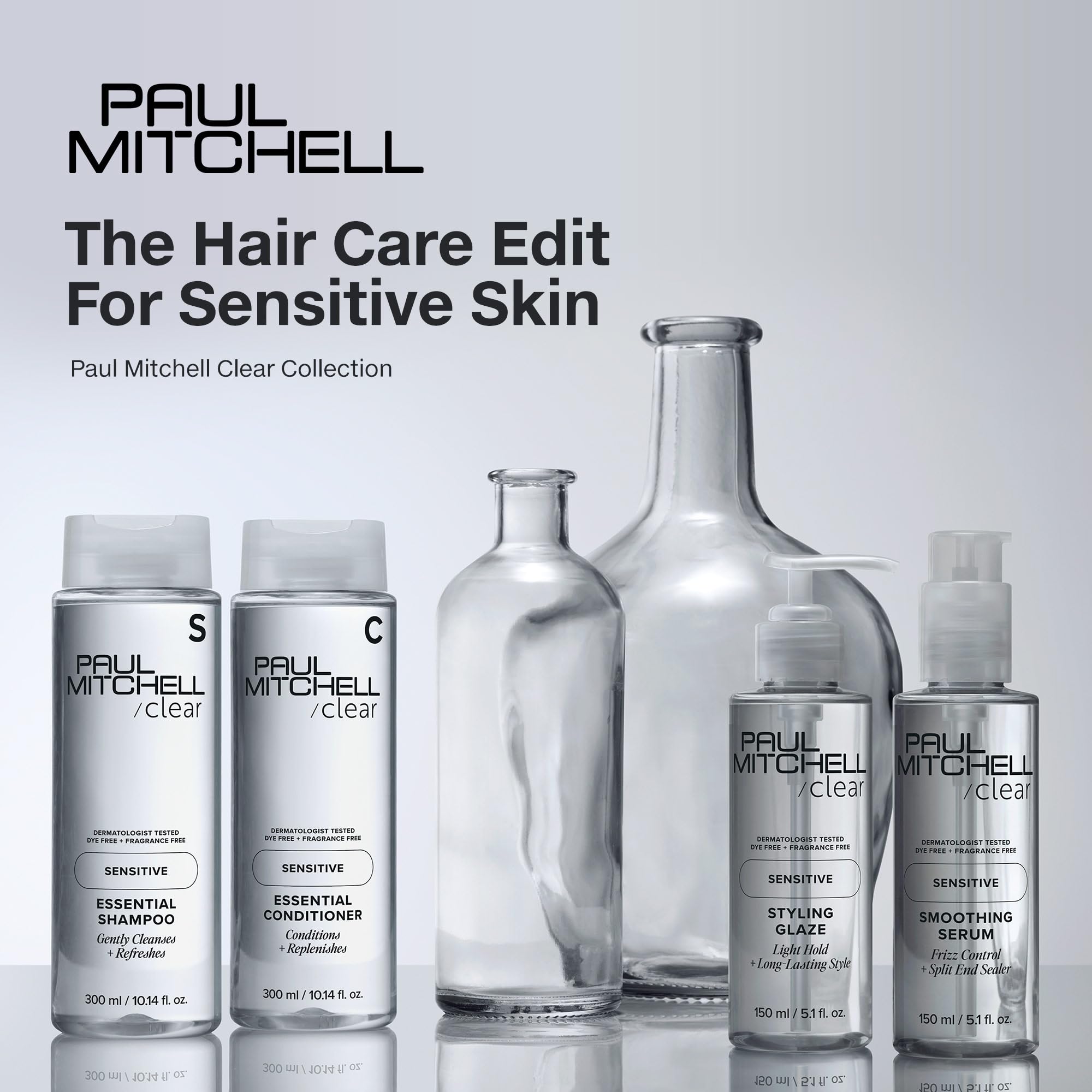 Paul Mitchell Clear Essential Conditioner, Fragrance Free, For Sensitive Scalp + Skin
