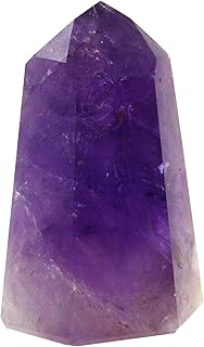 Natural Brazilian Amethyst Healing Crystal Gemstone Obelisk Point