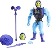 Masters of The Universe Origins Deluxe Skeletor Action Figure&comma; 5&period;5-in Battle Character for Storytelling Play and Display&comma; Gift for 6 to 10-Year-Olds and Adult Collectors