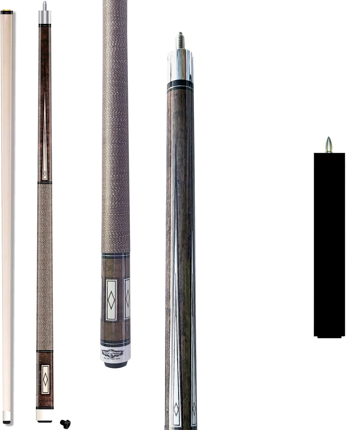 2021 Champion Lost Pieces Series Pool Cue Stick, Low Deflection Shaft, Pro Taper, Cue Extension, Panama Cue, Model:LPC1