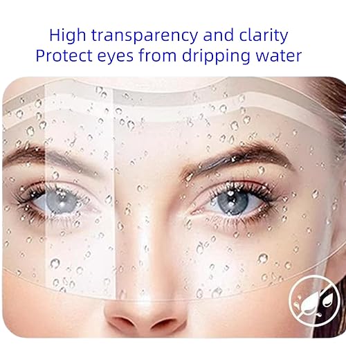 Miniatura 8 de Paquete de 60 protectores faciales transparentes para suministros de salón de laca para el cabello, cirugía de párpados de ojos, gafas de pestañas