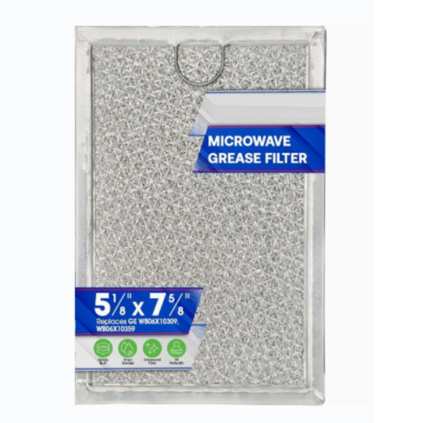 SIXRUN Aluminium Mikrowellen Fettfilter, 3er Pack Feines Netz