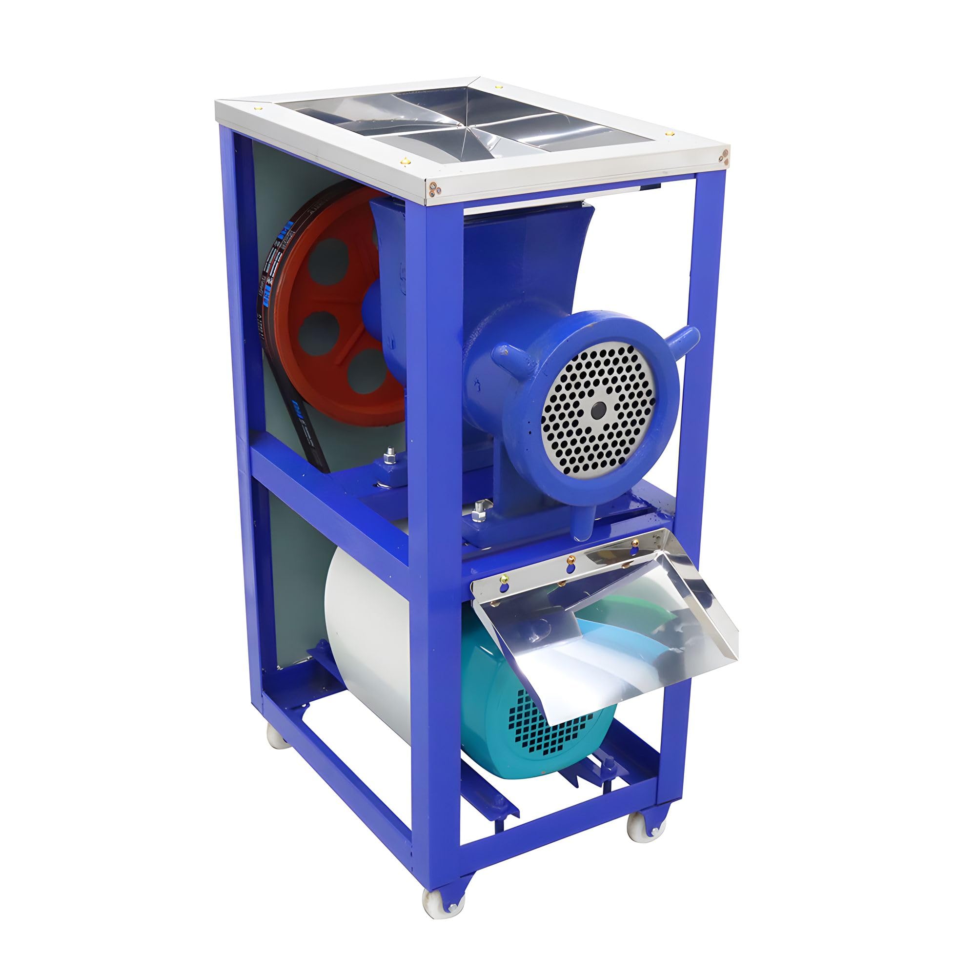 Trituradora de huesos de 220 V y picadora de carne tipo 52 Máquina trituradora de carne y hueso, picadora de carne eléctrica para pescado, pollo y verduras, 3KW