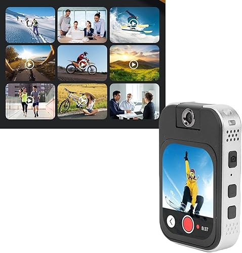 Miniatura 6 de Fockety Reproductor MP3 de 32 GB con Bluetooth y cámara, reproductor de música digital HiFi portátil con cámara de 2.02 pulgadas y 48 MP