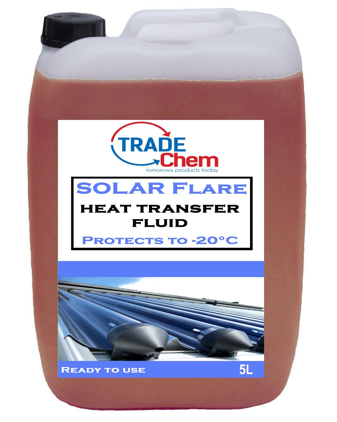 Solar Flare Heat Transfer Fluid Antifreeze Water Heater System 25l litres LTR Gee Range