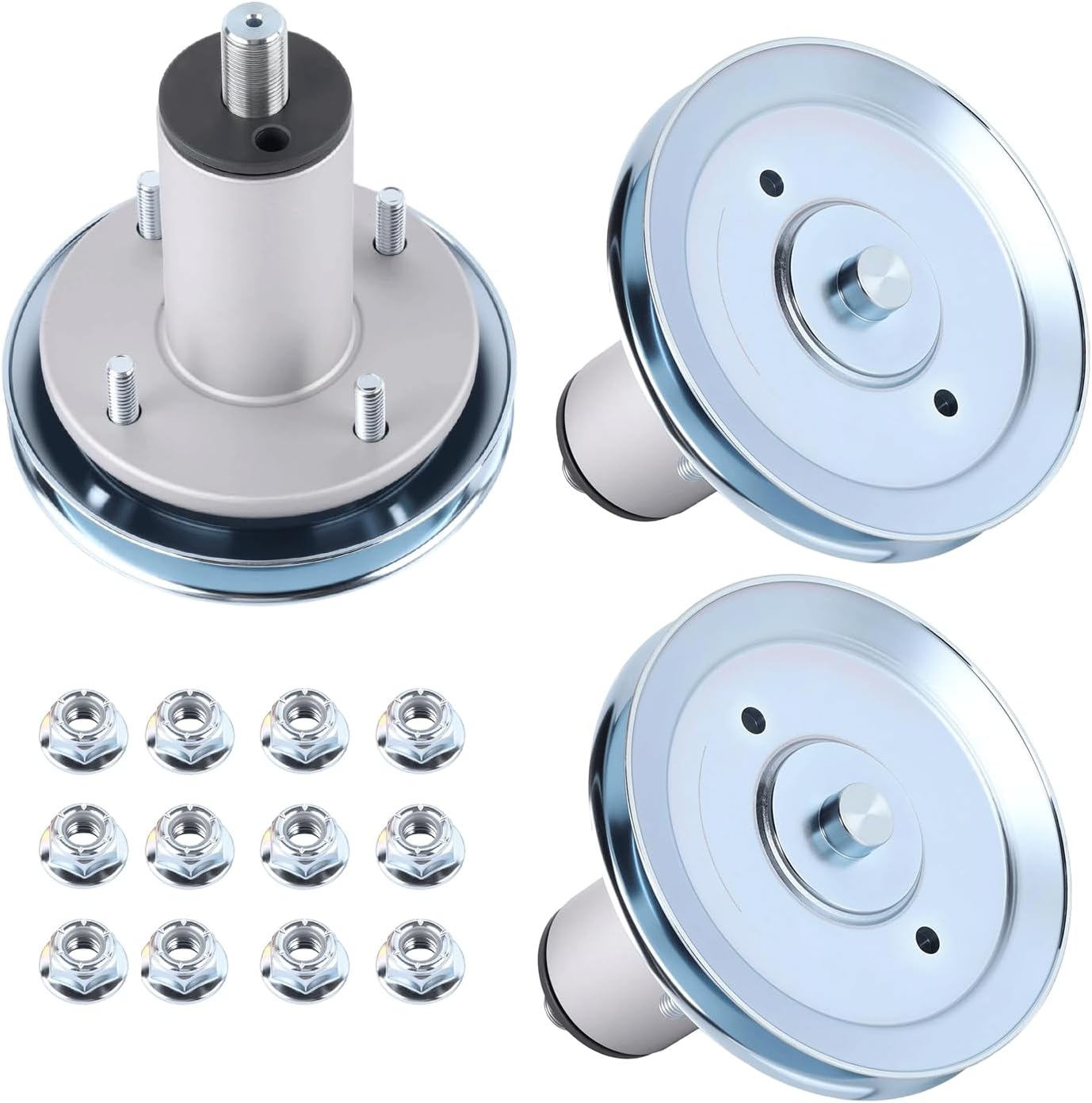 51537200 Lawn Mower Deck Spindle Assembly Compatible with Ariens Ikon-X 52 Edge 52 Gravely ZTX 52 52-Inch Mower Decks 51528000 3PCS