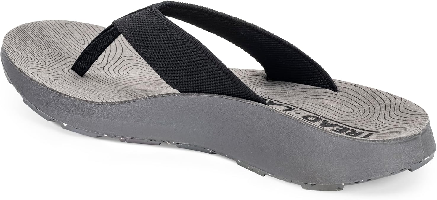 Tread Labs Mens Orleans Flip Flops with Orthopedic Arch Support Athletic Slide Sandals