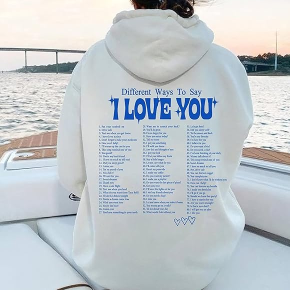 Love to love you sweatshirt Clearance