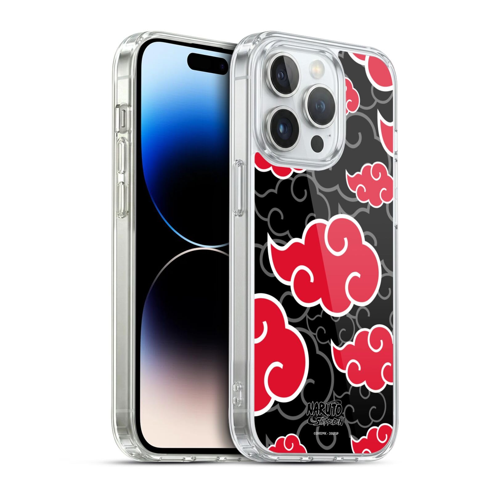 Coque antichoc Naruto Akatsuki iPhone 14 Pro compatible avec recharge MagSafe - 8