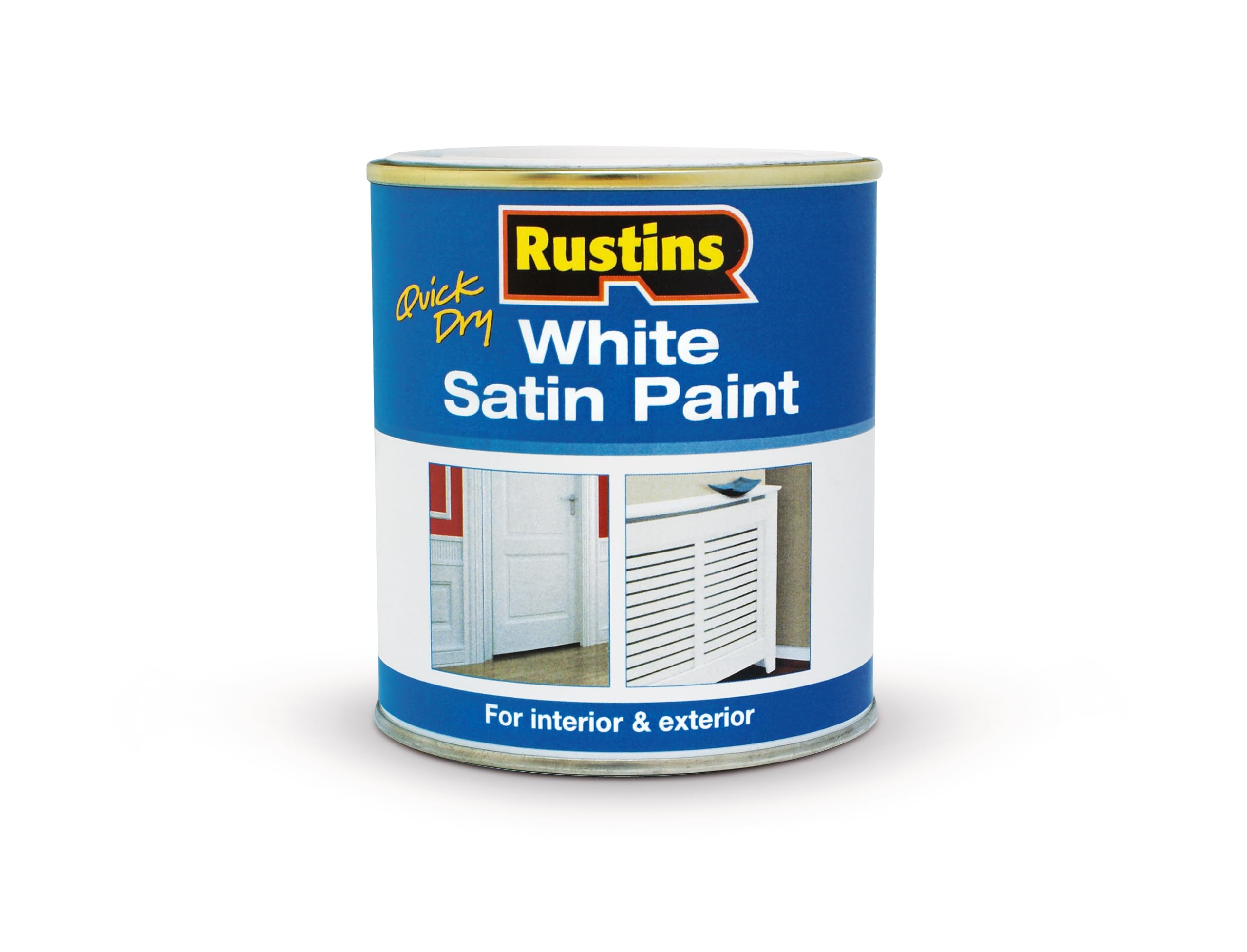 Rustins Whisw500 Satin Paint 500Ml White