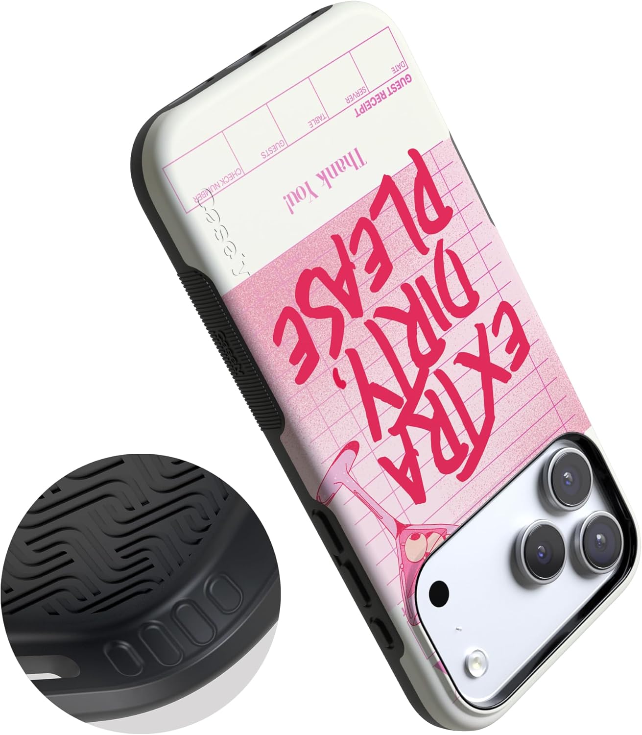 Casely iPhone 17 Pro Max Case | Extra Dirty Please | Fun on Weekdays | Bold Protective Design | Compatible with MagSafe