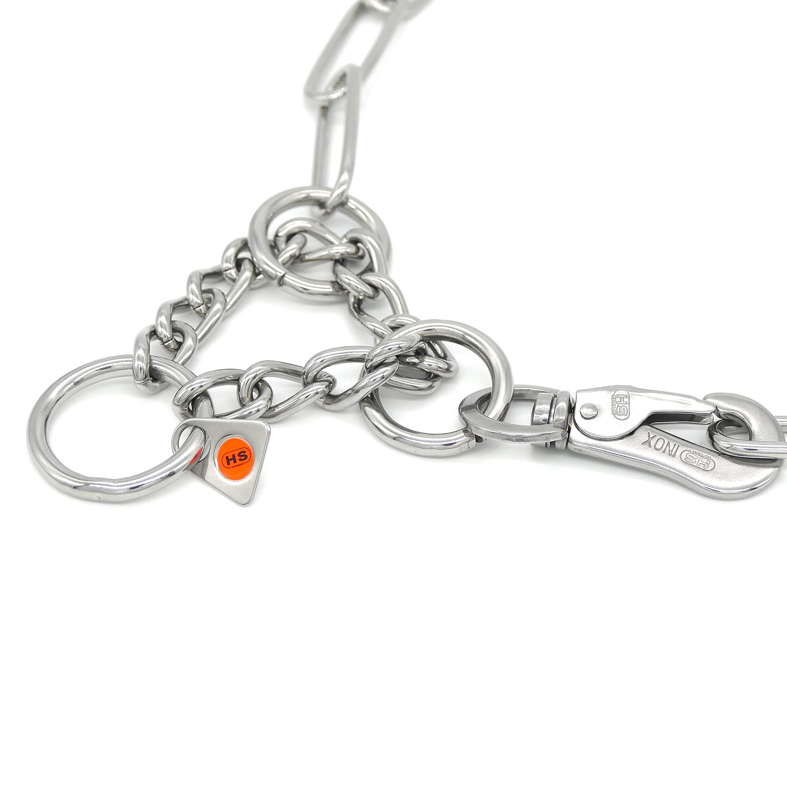 Chaîne Pour Chien Chaîne Acier Inoxydable 3mm X 3m Avec Mousquetons - Résistance 70kg Pour Animaux, Hamac, Décoration Chaîne En Acier Galvanisé