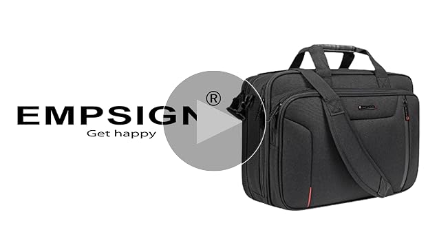 Amazon.com: EMPSIGN Stylish Laptop Bag Briefcase, 17.3 Inch