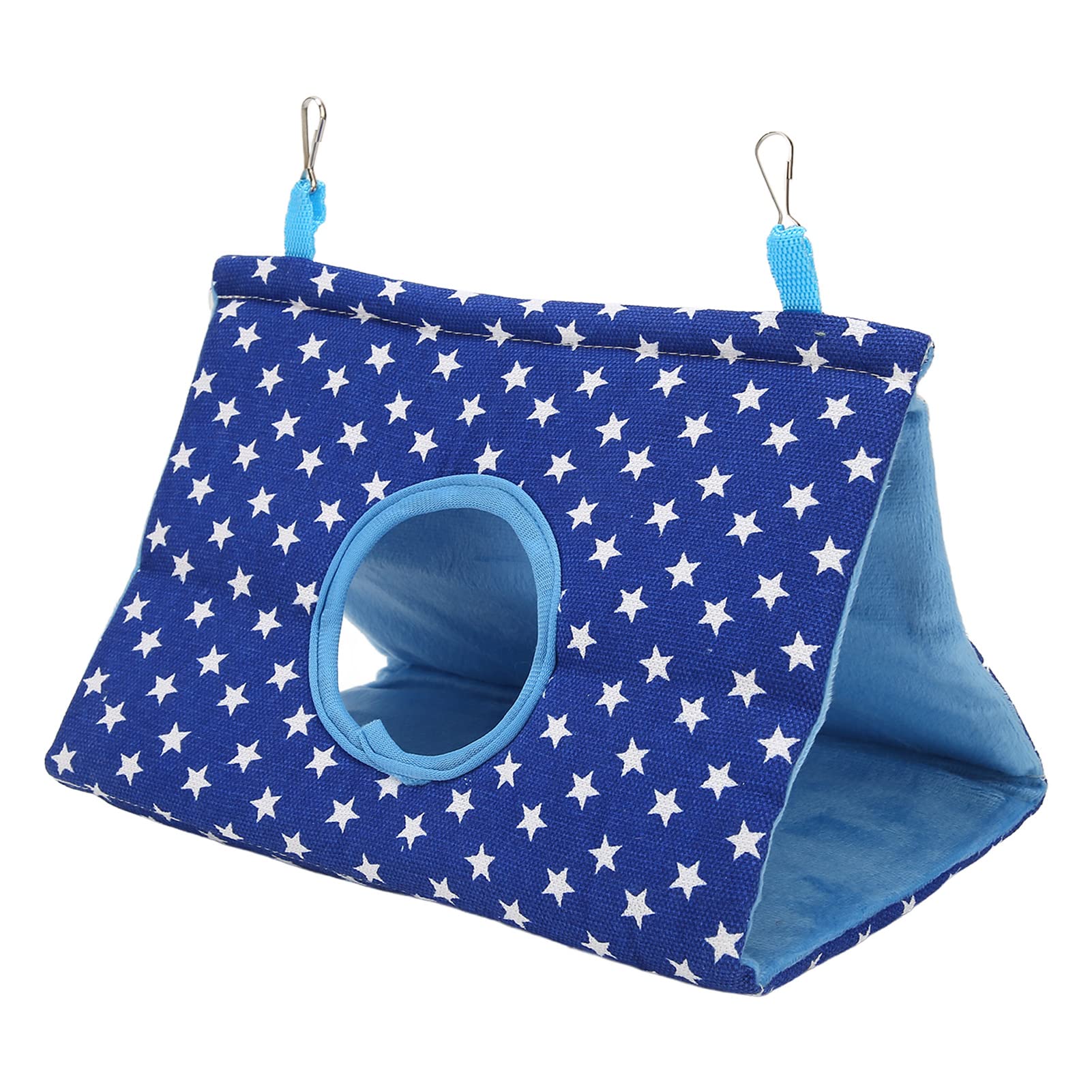 Tente Suspendue pour Oiseaux, Lit Hamac Confortable en Flanelle pour Perruches, Perruches, Sûr et Coupe-Vent, pour Se Reposer/Cacher/Jouer/Dormir, Toile/Flanelle/éponge (Tapez 2)