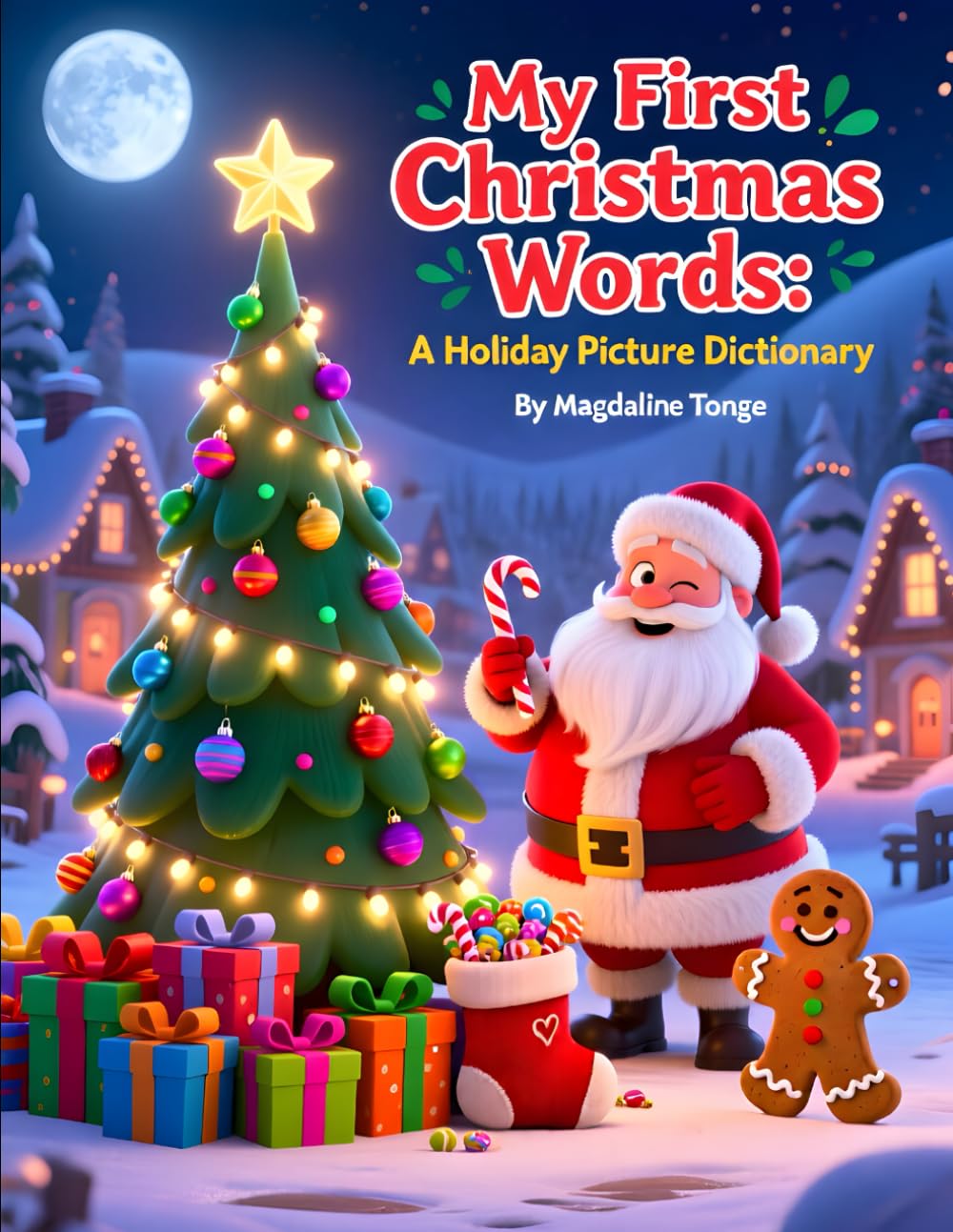 My First Christmas Words: A Holiday Picture Dictionary: Christmas first words book, holiday picture dictionary for toddlers, Christmas vocabulary for ... Christmas book, preschool Christmas word book