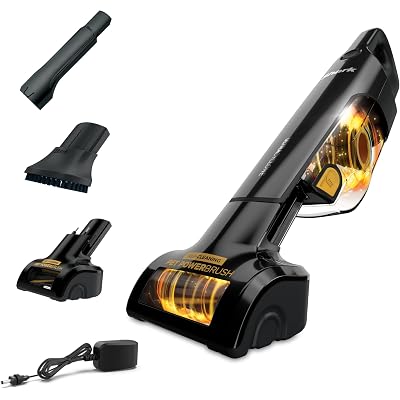Shark UltraCyclone™ Pet Pro Plus Cordless Hand Vacuum, Powerful Suction, Handheld Vacuum for Car & Home, Pet Power Brush, Crevice Tool, Scrubbing Brush, XL Dust Cup, Black, CH951