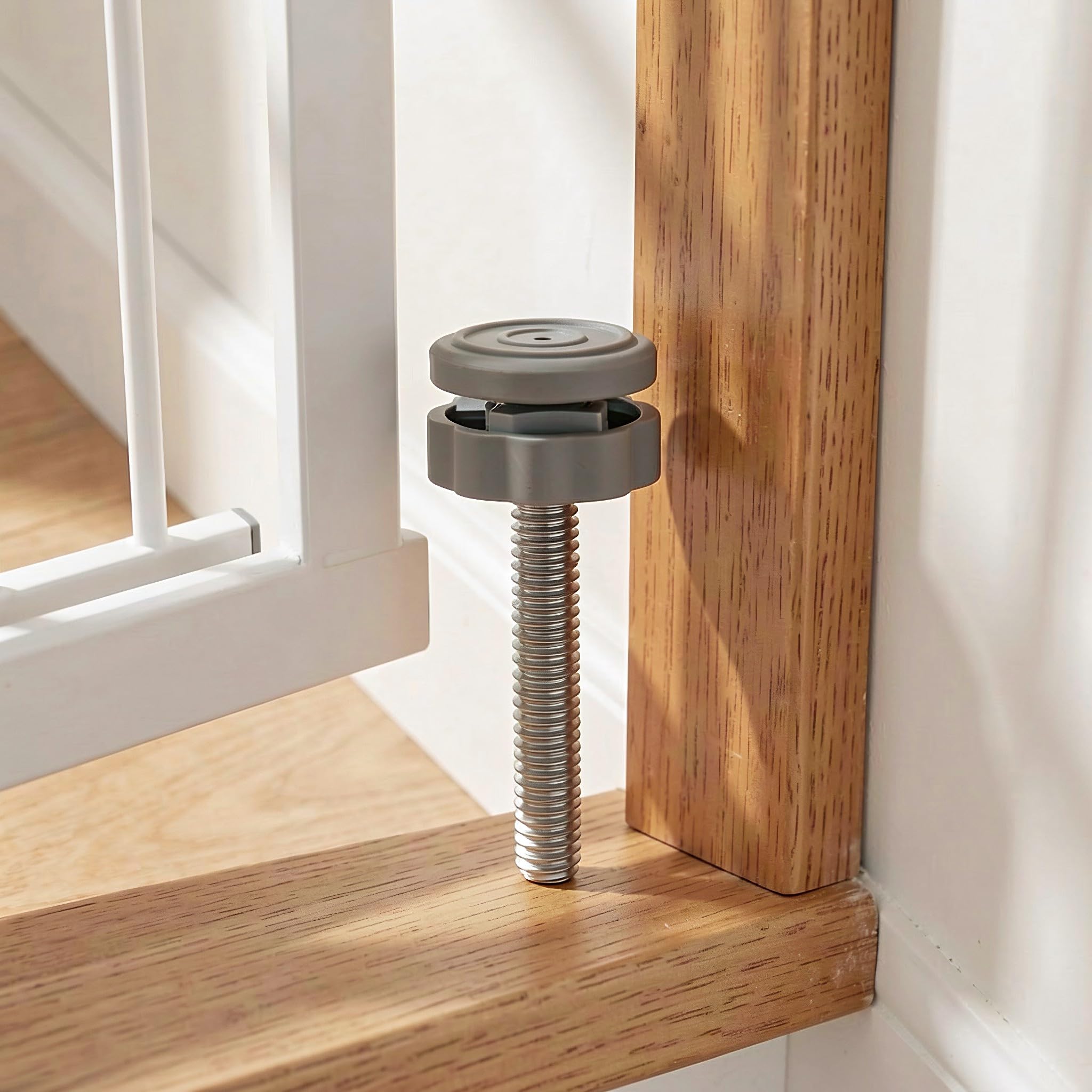 8 pernos de presión para puertas de seguridad para bebés - Varilla roscada para puertas de seguridad para mascotas - Pieza de repuesto de perno roscado M10 para barandillas de y protectores