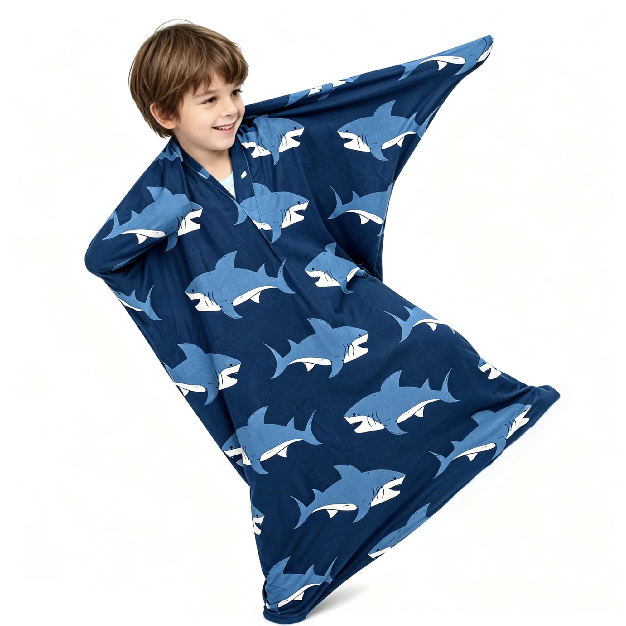 Sensory Body Sock for Kids, Stretchy Compression Body Wrap, Small