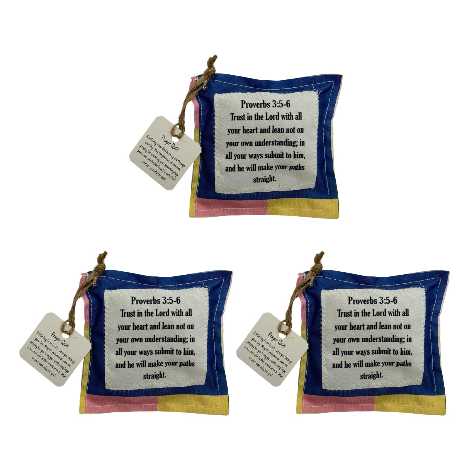 NUEAYMS Unique Design Fabric Bag for Religious Activities and Spiritual Giving Brightly Colored Blessing Bags