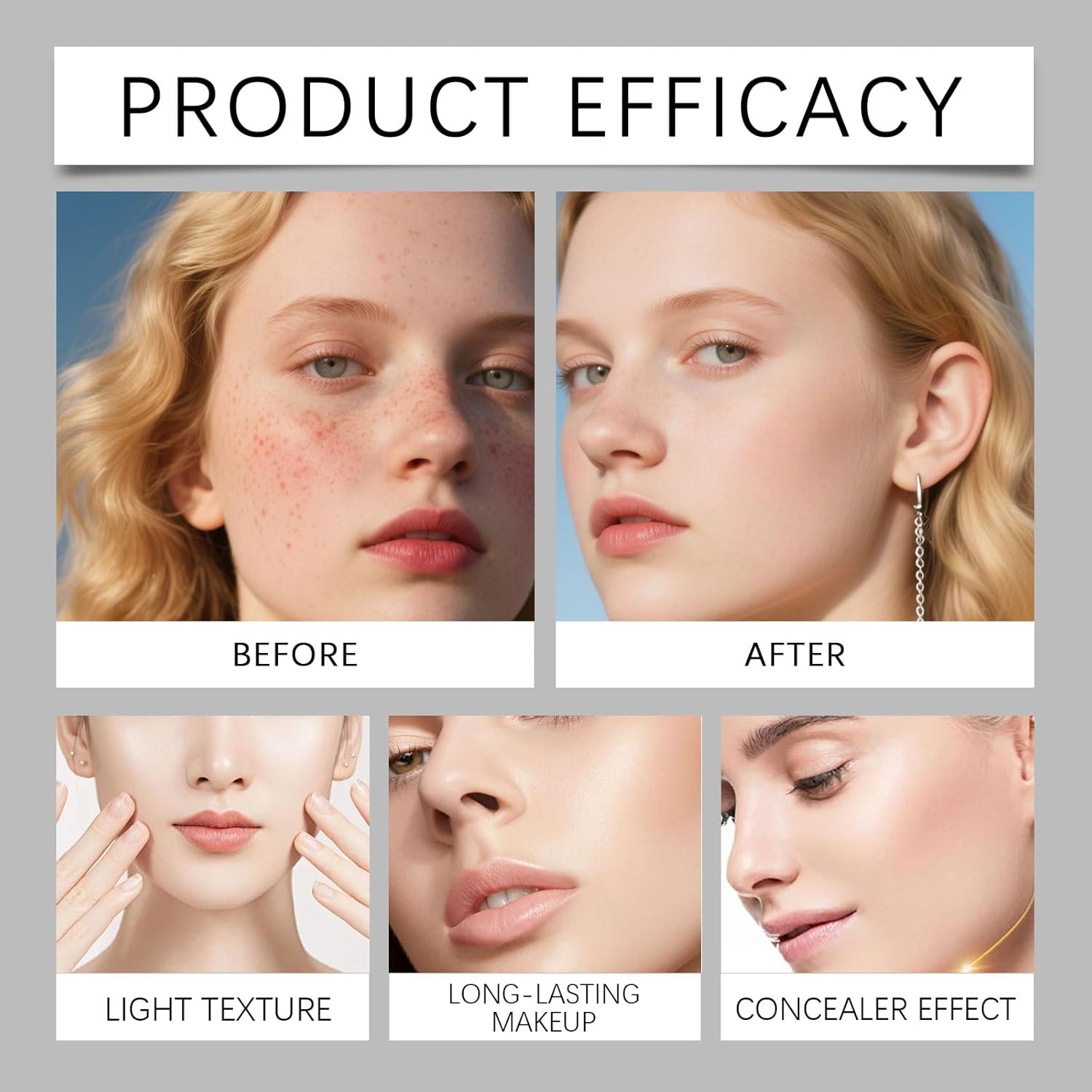 Luvie Glow Foundation Cushion, 2026 New Mushroom Head Air Cushion CC Cream, Luvie G... - Image 6