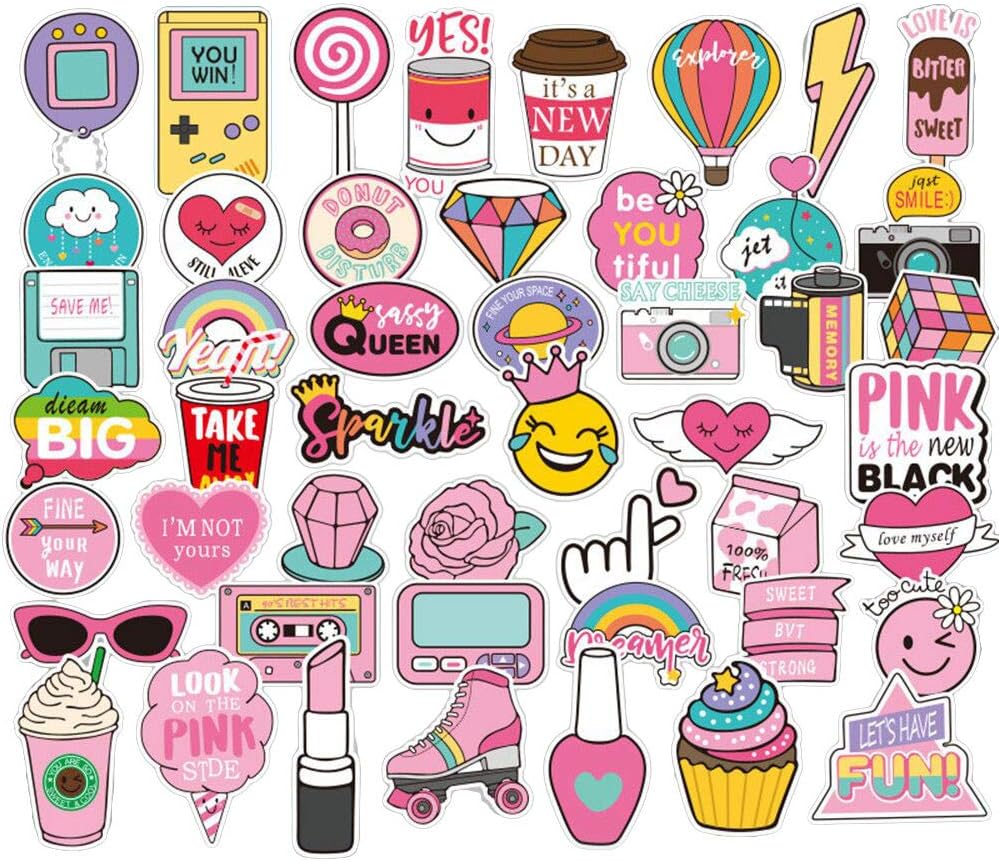 Waterproof Sticker, 50Pcs Skateboard Sticker Laptop Car Luggage Bomb Bumper Bicycle Graffiti Decal