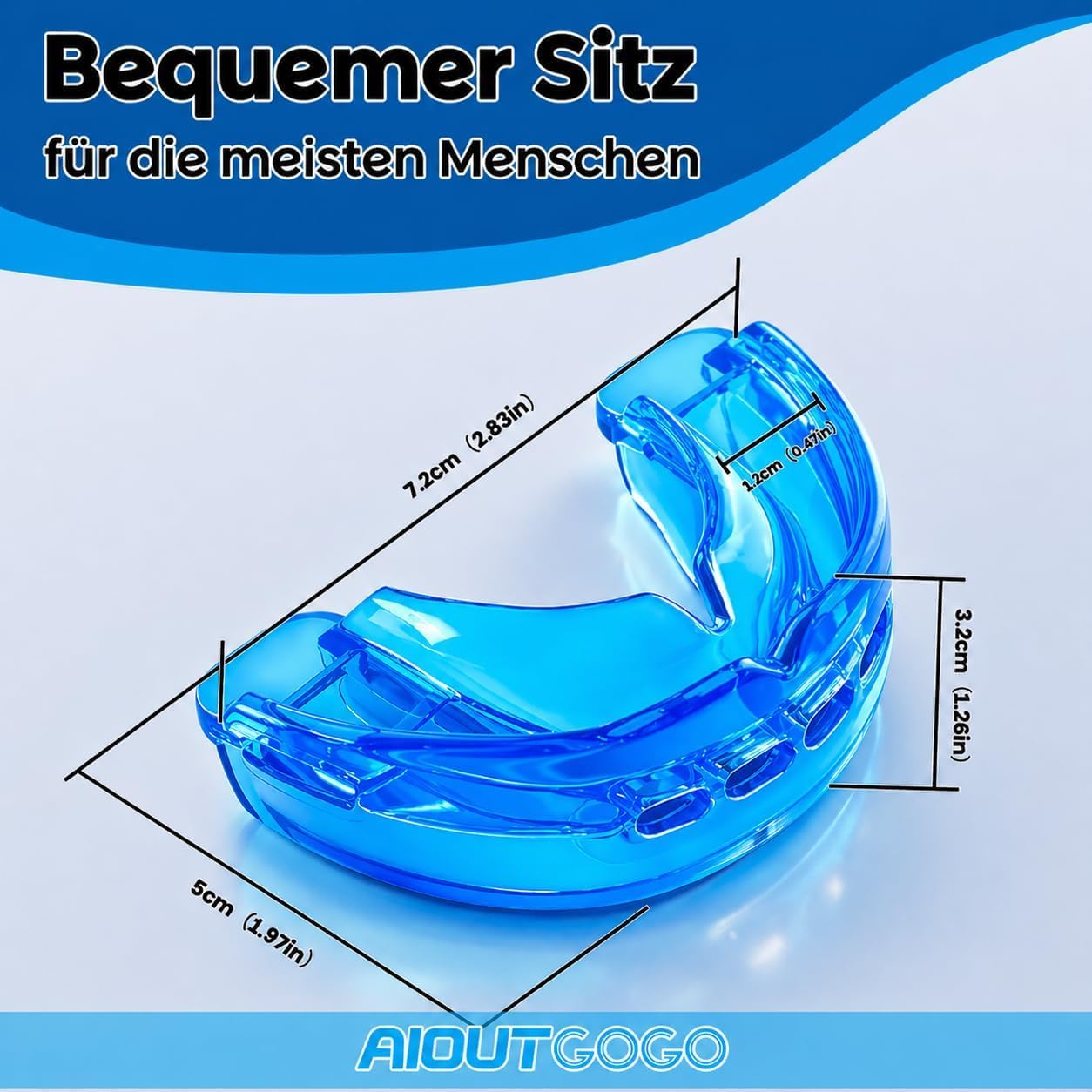 Schnarchstopper, Ergonomisch Schnarchschiene für Männer und Frauen, Effektiv Anti Schnarch Schiene Snoring Stopper, Kein BPA, Extra Weich, Gebrauchsfertig für Schnarchfreien Schlaf Nacht
