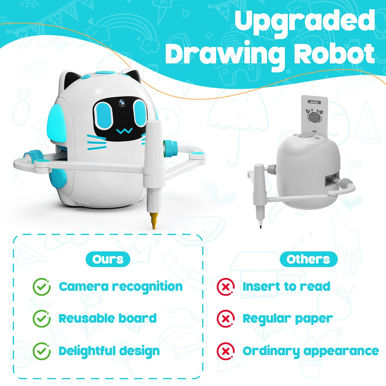 Robot da disegno intelligente per bambini