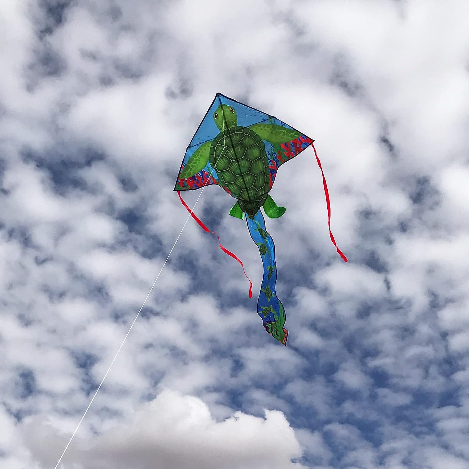 In the Breeze Sea Life Fly-Hi Kite, Single Line Kite, Ripstop Fabric, Line and Bag Included