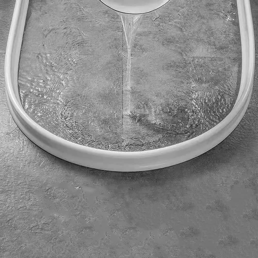Piezas de ducha Tira impermeabilizante, tapón de agua, tira de sellado impermeable, presa de agua for umbral de puerta de ducha, barrera de ducha, barrera de agua for lavabo, separación húmeda y seca