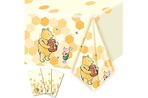 3 Piece Winnie the Pooh Table Covers for Honey Sweet Gatherings