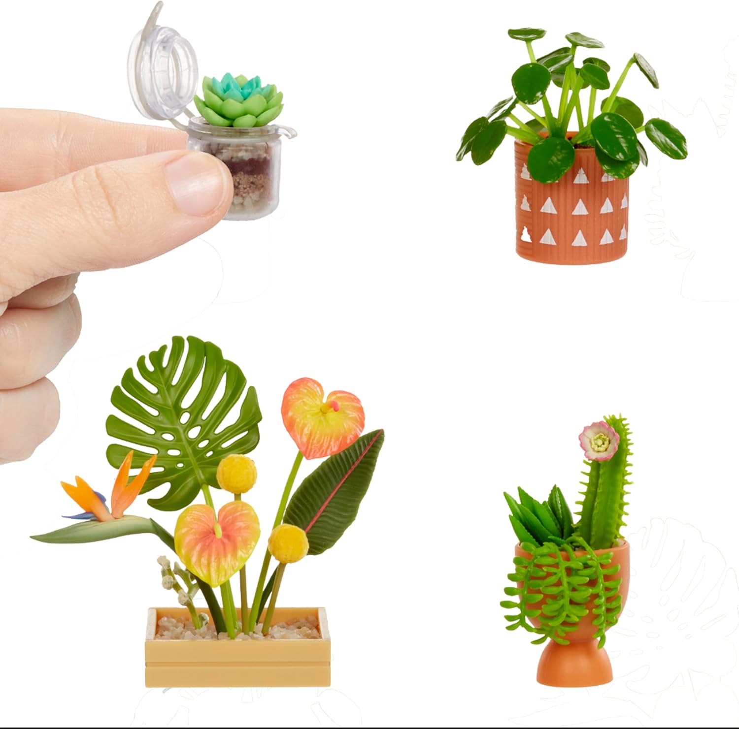 Make It Mini Botanicals Mini Collectibles MGA's Miniverse, Mystery Blind Packaging, DIY, Crafts, Resin Play, Replica Items, Mini Plants, Bouquets, Garden, Collectors, 8+