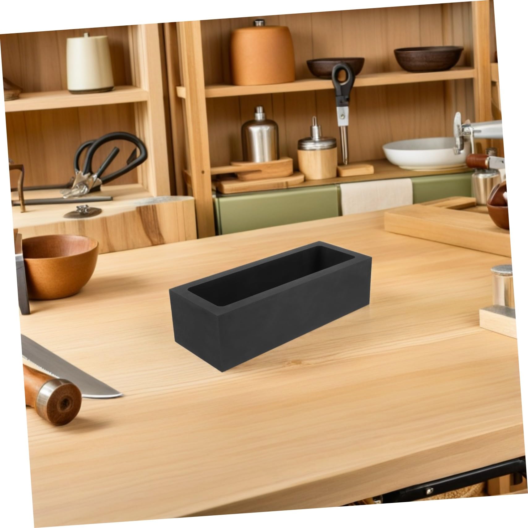 Sewroro 5kg Creuset pour Fusion de Or Argent Plat de Fusion pour Métaux Précieux Outils de Fonderie pour Bijoux et Laboratoire