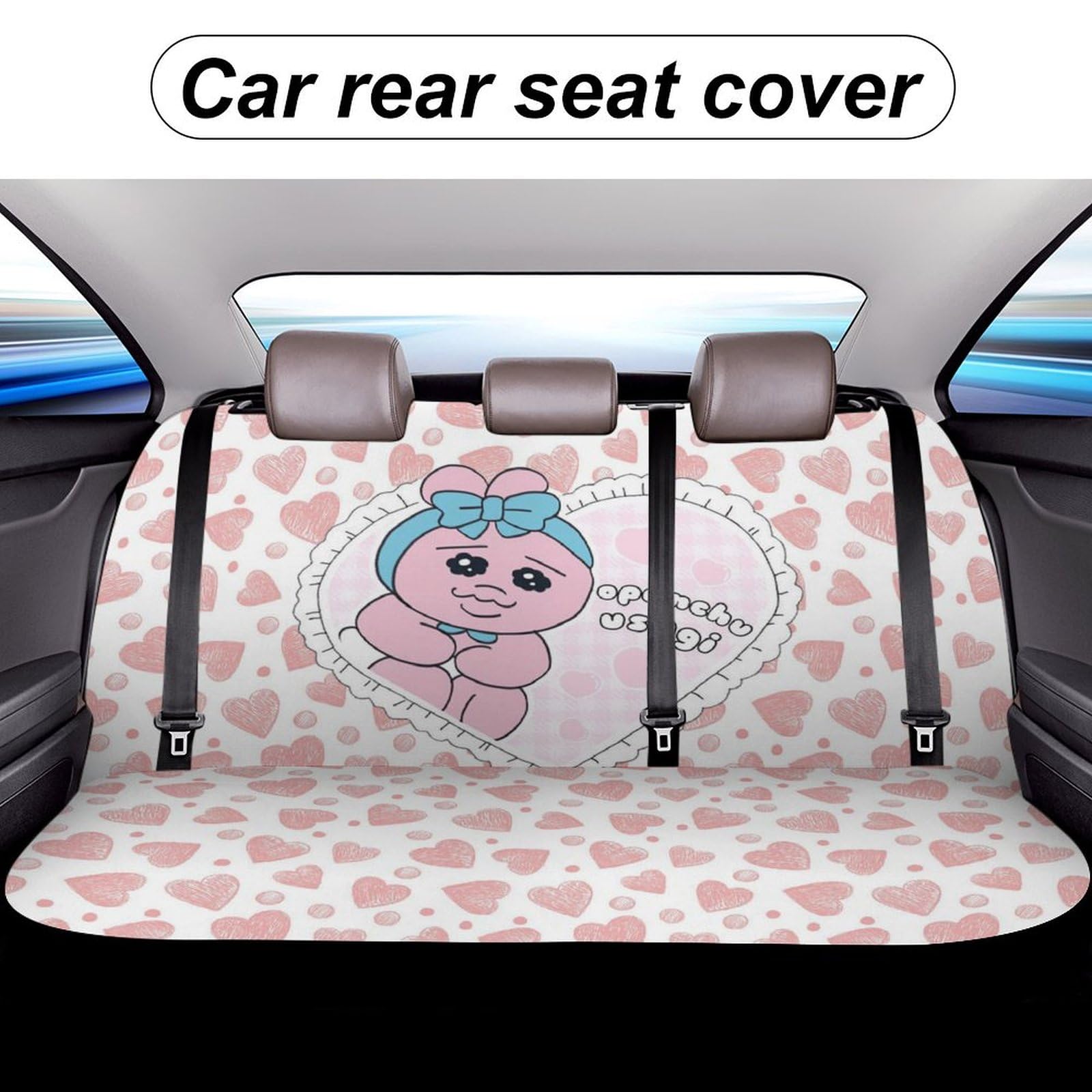 Amazon.co.jp: [おぱんちゅうさぎ-love] カーシートカバー 後席用 車