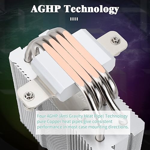 Miniatura 4 de Thermalright Assassin X 120R SE ARGB Enfriador de aire de CPU, ventilador PWM de 4.724 in con 1550 RPM, 25.6 DBa, para AM4AM5, Intel