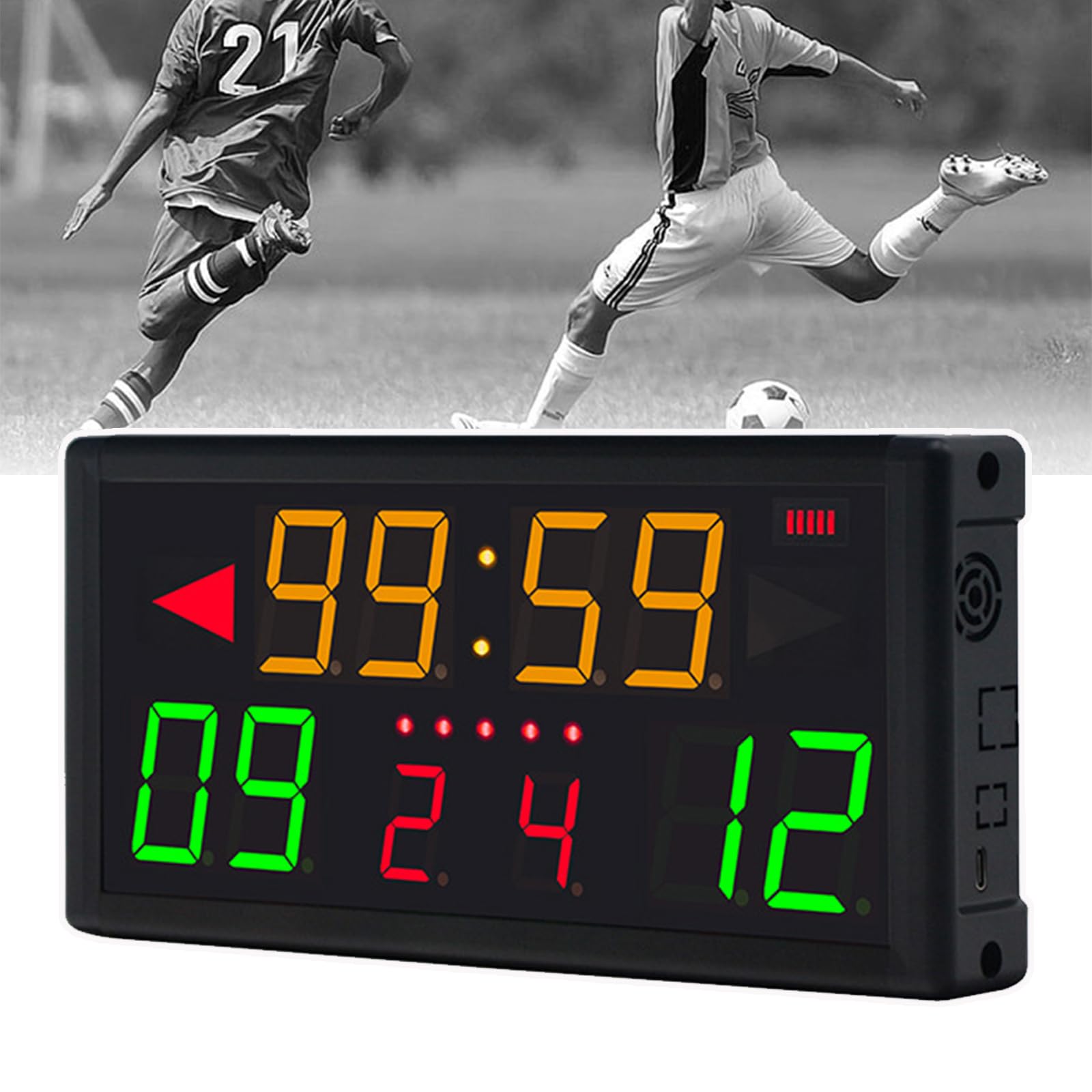 Tableau de bord numérique portable LED : finis les scores oubliés sur le terrain