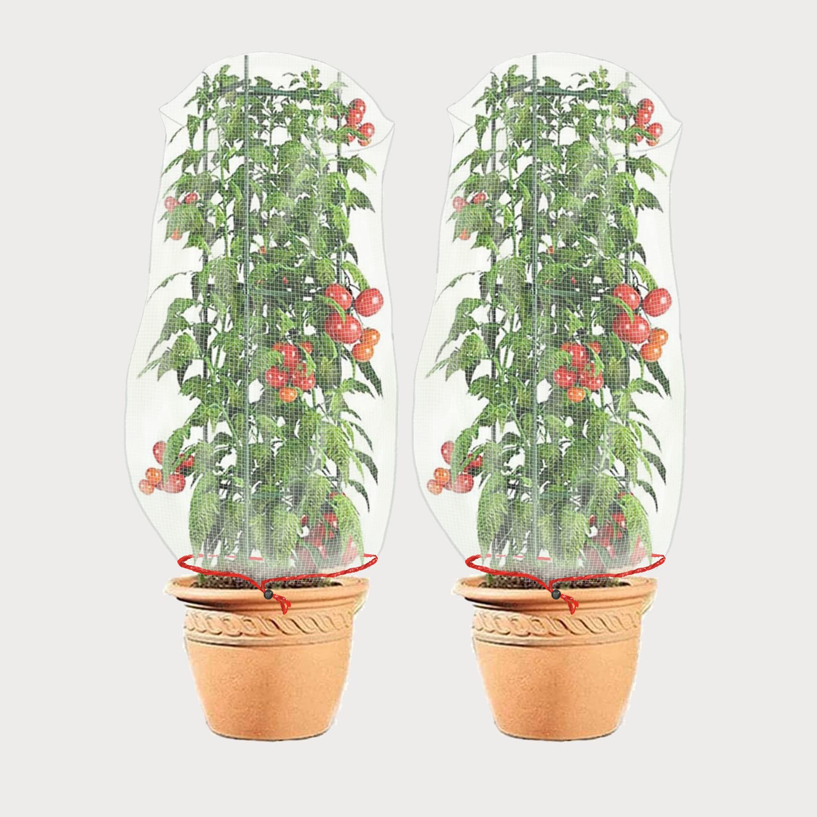 Protective Garden Plant Mesh Bags Durable Bird and Insect Netting 2pcs 2.3x3.3ft