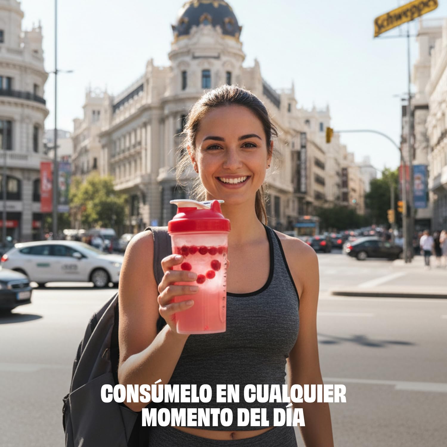 JustLoading saborizante de agua sin azúcares añadidos sabor frutos rojos - Monodosis = 1 litro de bebida - Sólo 1 kcal/vaso- Con Vitamina C - Sin gluten - Polvos para saborizar 56 l de agua (56x6g)