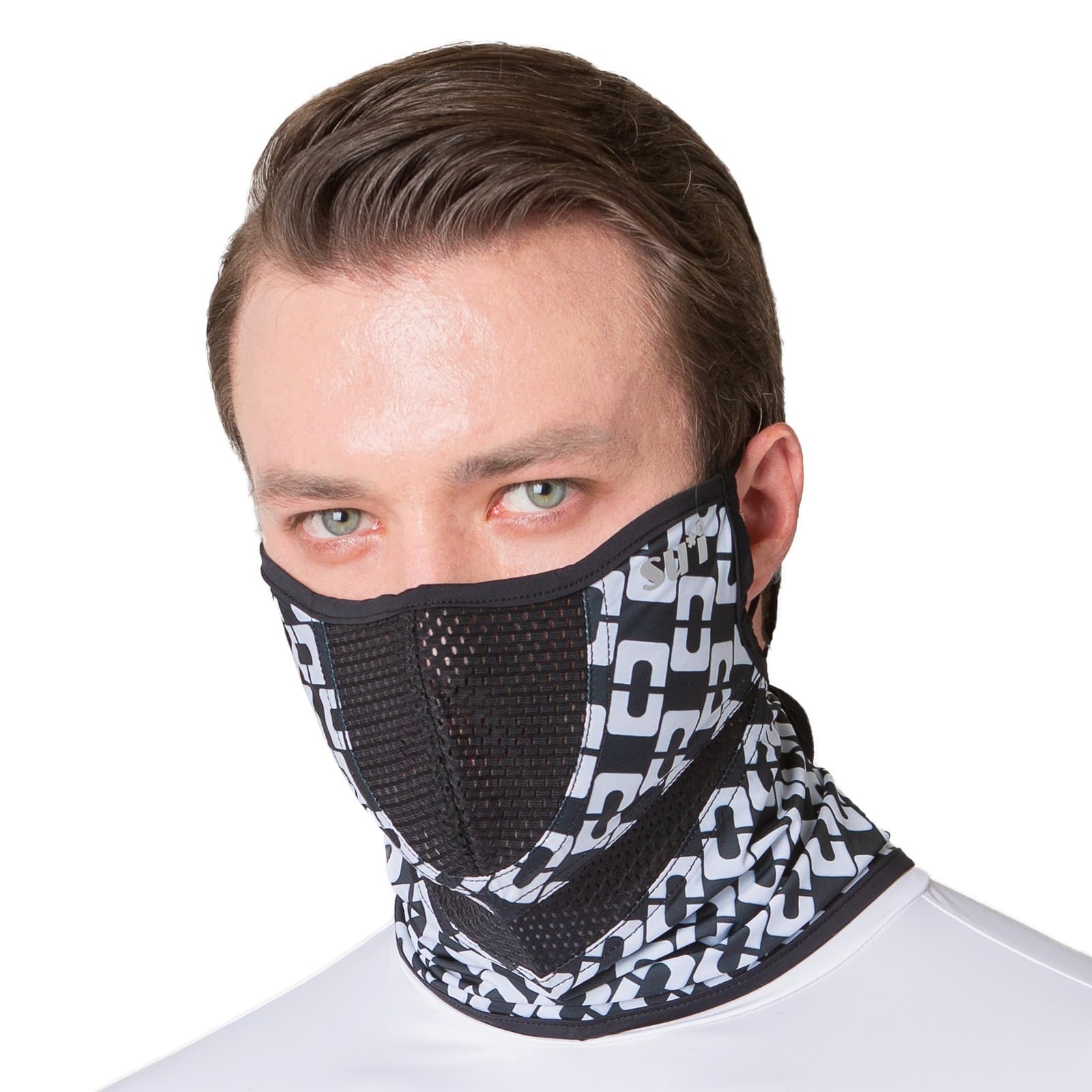 KOREA Type H UV Sun Protection Balaclava Half Face Mask - For Golf Hiking Running Cycling Outdoor Sports