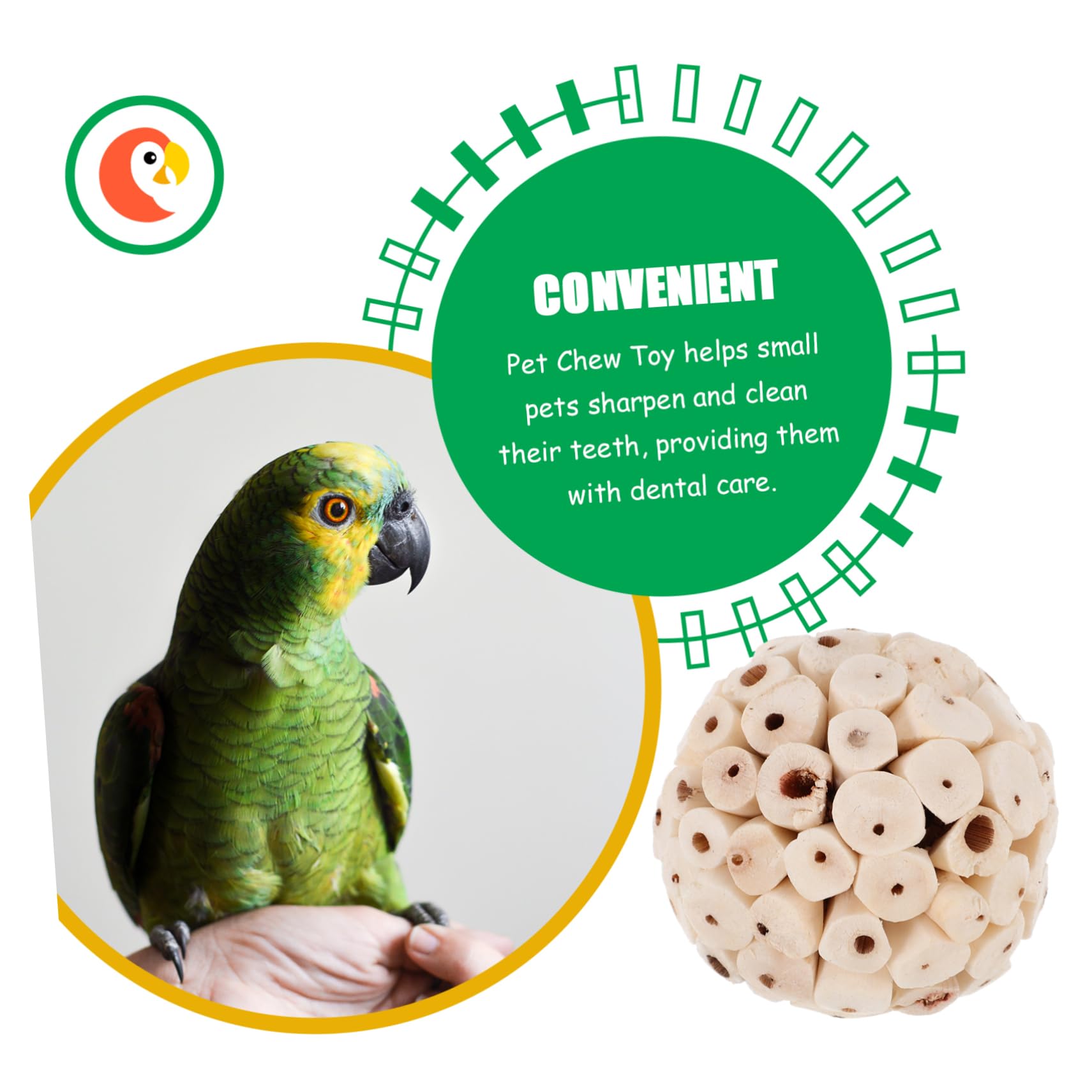 BESPORTBLE 30piezas Juguetes Naturales De Forrajeo y Masticación para Pájaros Conejos y Hámsters Juguetes Comestibles para Mascotas para Salud y Entretenimiento