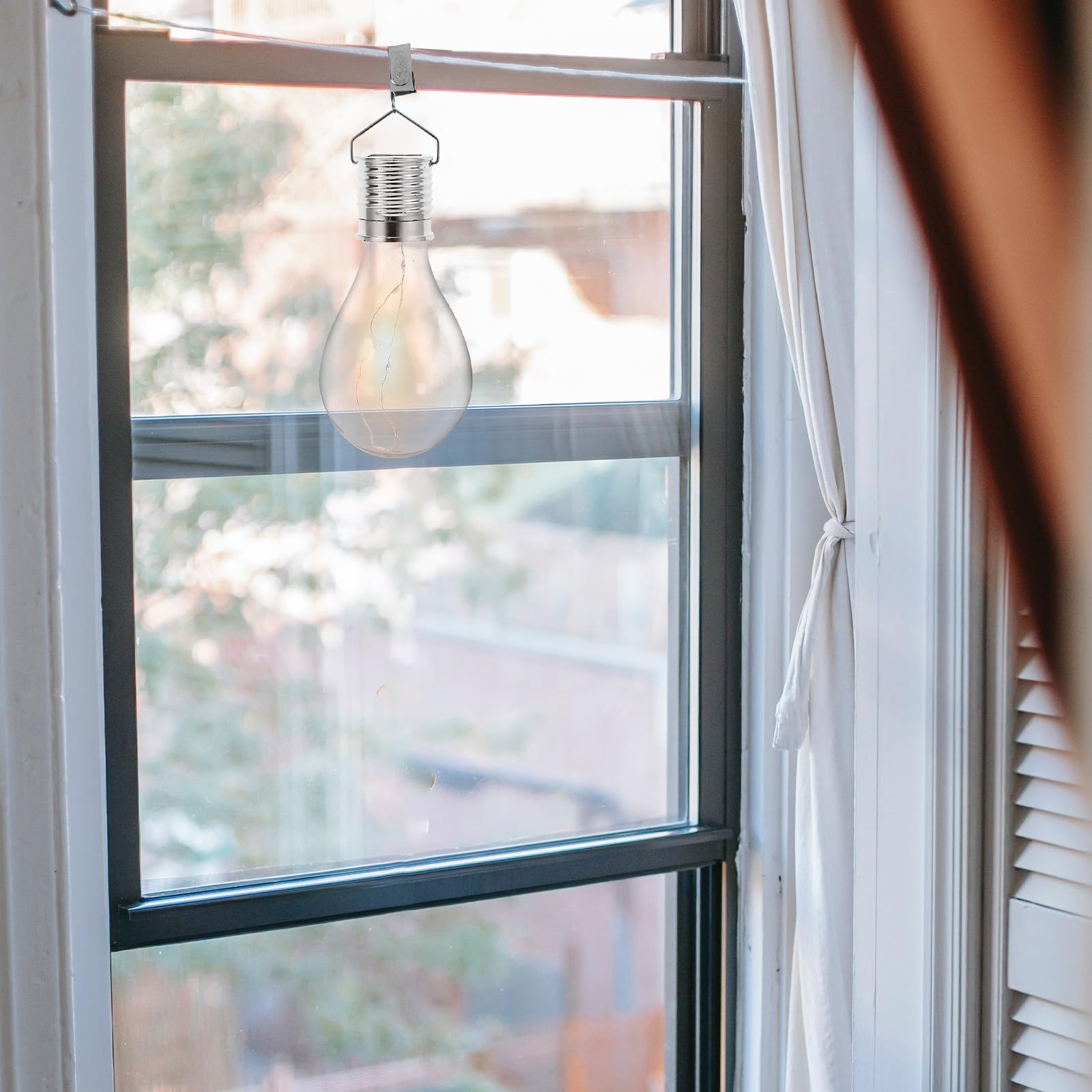 Lampada a Sospensione a Lampadina Solare 5 Pezzi per Esterni