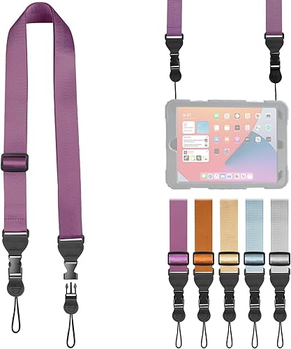 Miniatura 14 de Correa de Nylon para iPad, Correa Ajustable para el Cuello de la Cámara, Correa Cómoda para el Hombro para iPad, Celular, Tableta, Cámara, Laptop
