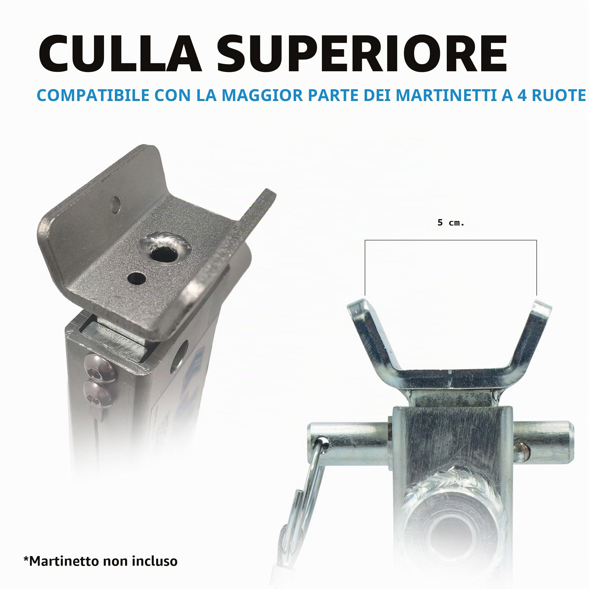AGM-Products - Cric da Pavimento, Facile da Usare, per 3,5 tonnellate, Jack Non Incluso, spremere per estendersi, Si blocca automaticamente, sqeeze per Rimuovere Auto, Camion, SUV