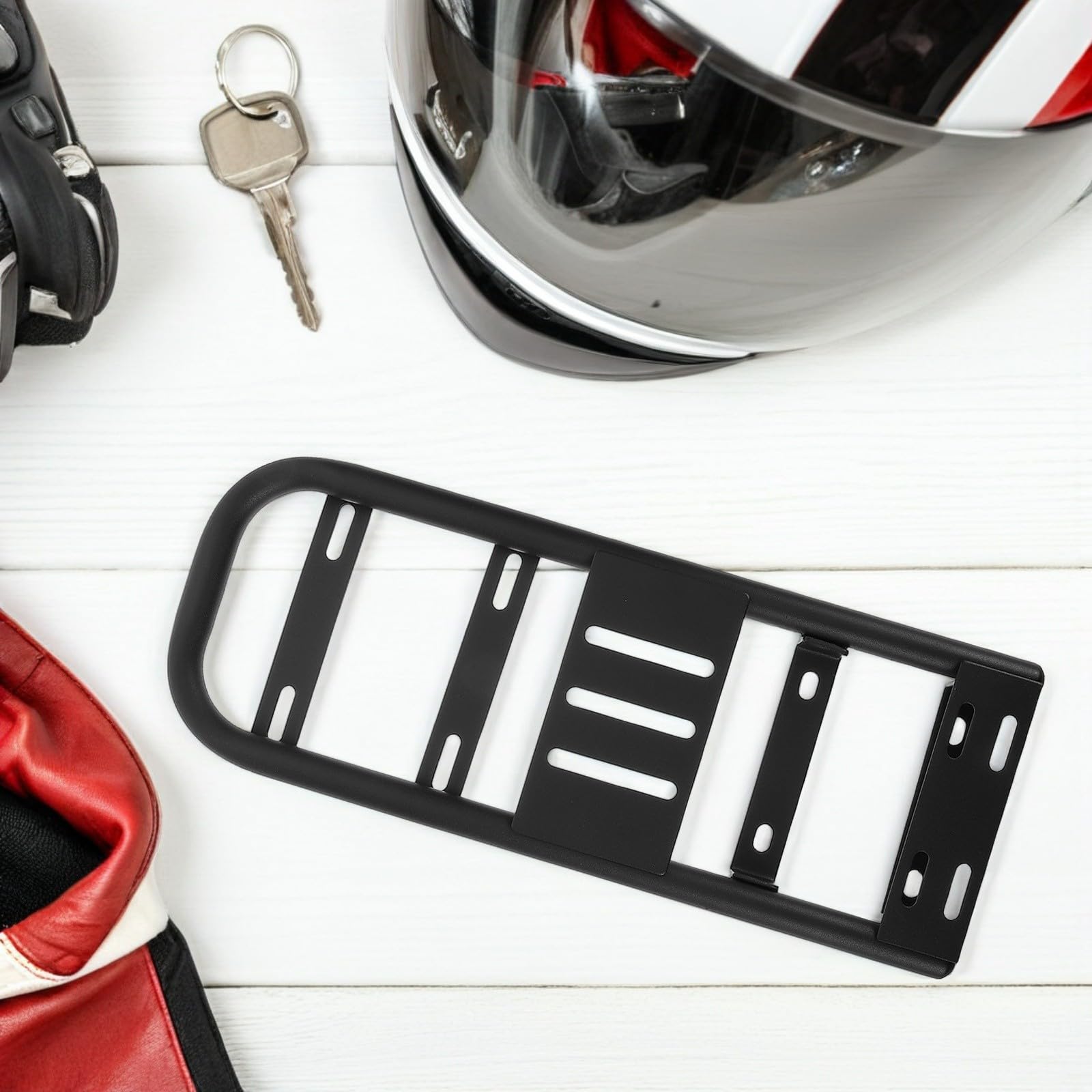 Support Arrière pour Ebike, Porte-Bagages Étendu en Fer, Structure Stable, Résistant à l’Usure, pour Transport de Cargaison et Voyages